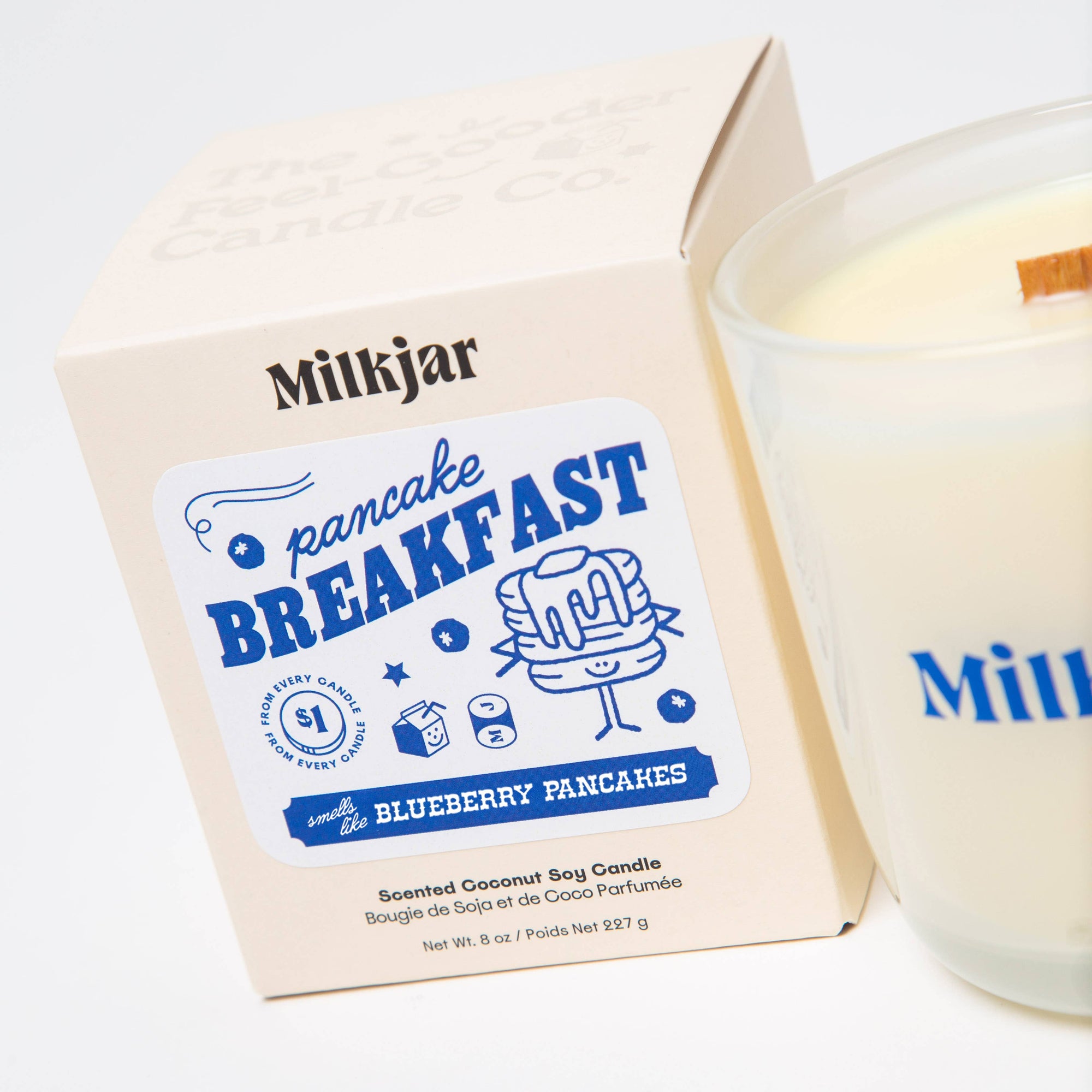 Pancake Breakfast Candle