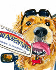 Road Trip Adventure Awaits - Funny Retirement Card