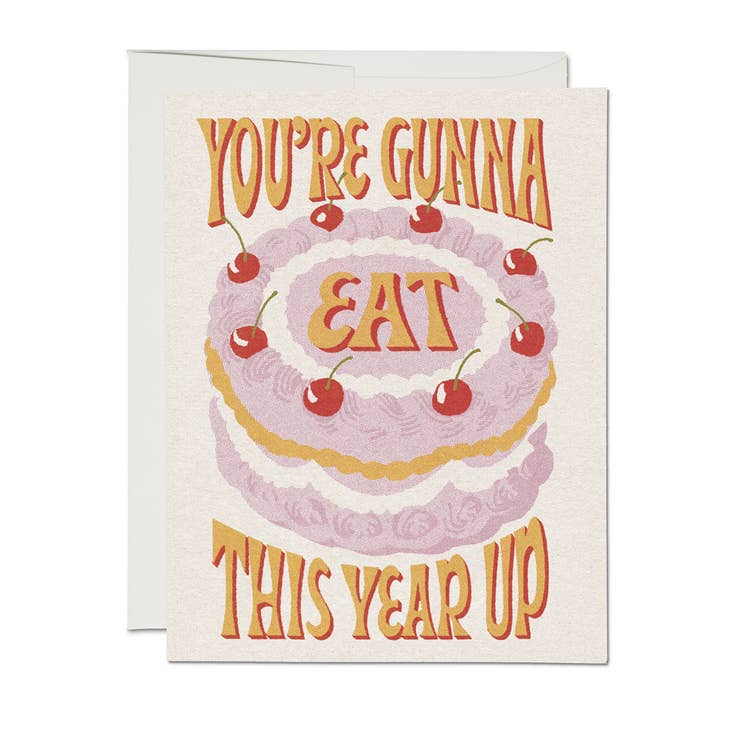 Eat This Up - Greeting Card
