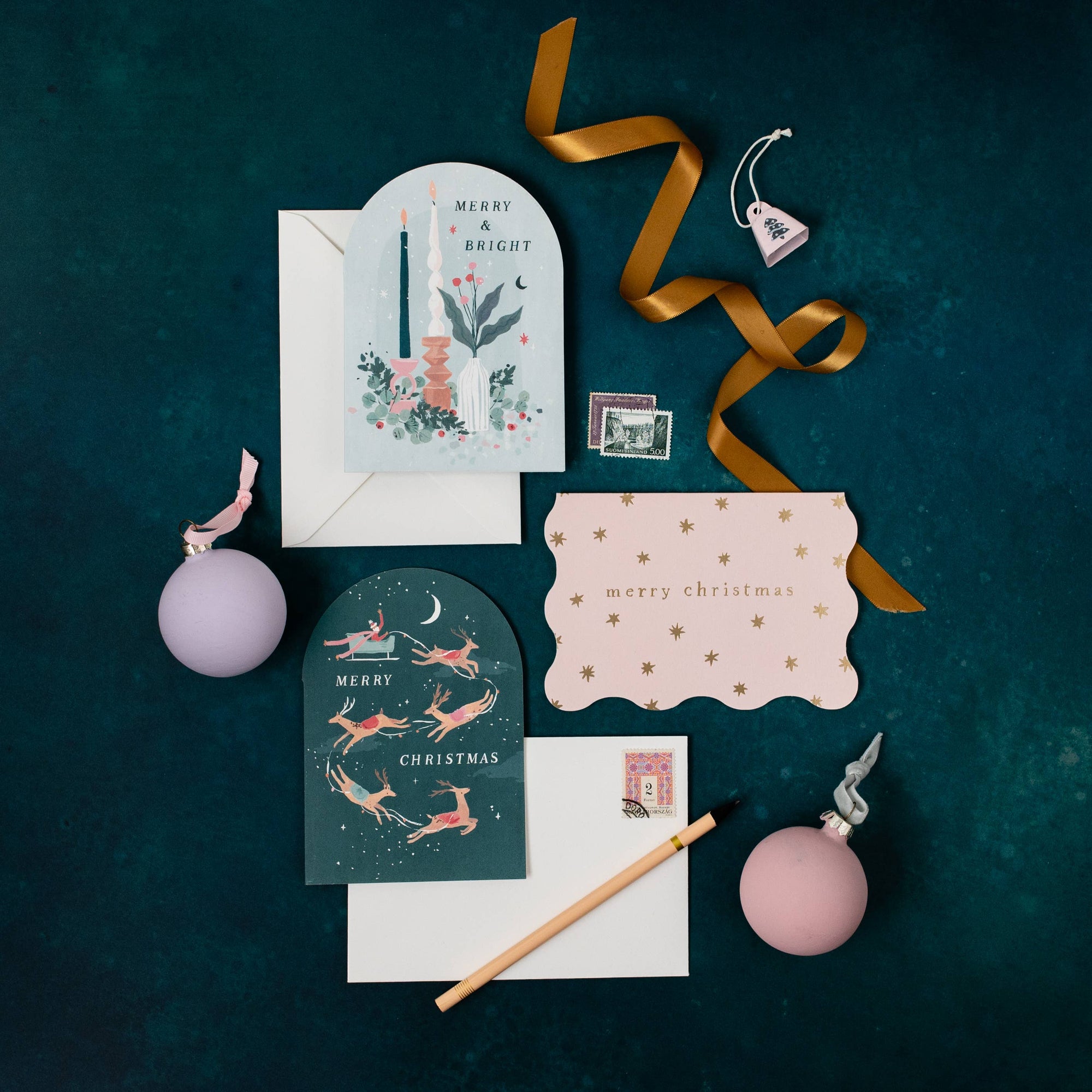 Candles Christmas | Greeting Card