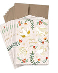 Doves Season's Greetings Boxed Holiday Cards - Set of 10