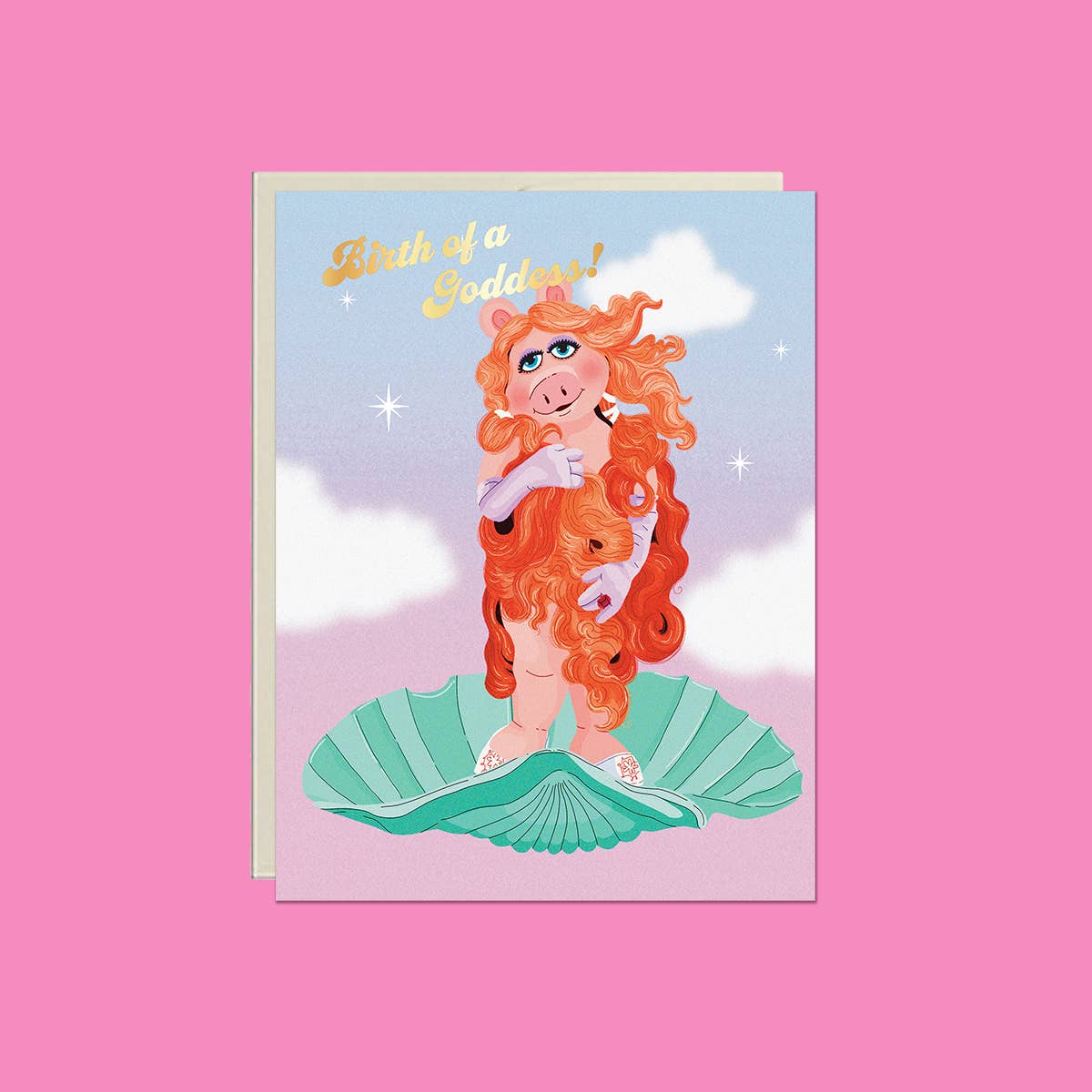 Birth of a Goddess Card | Greeting Card