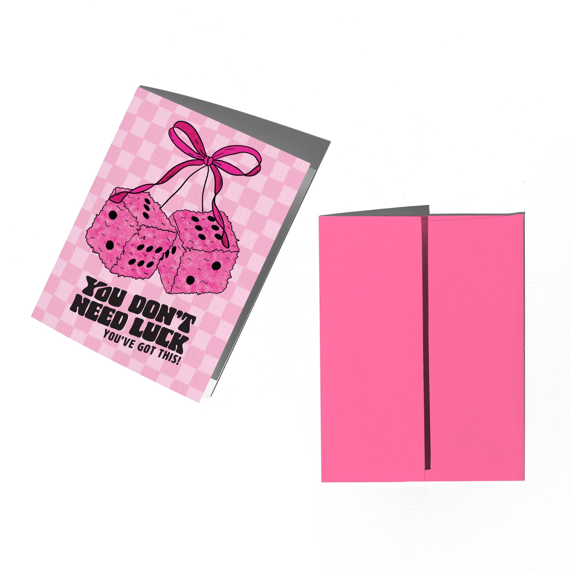 Fuzzy Dice | Greeting Card