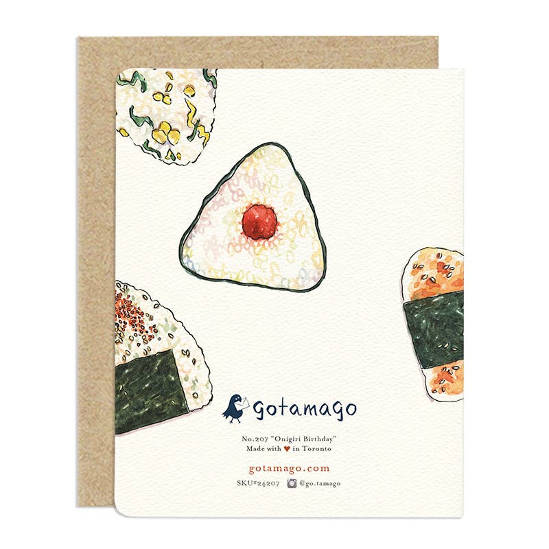 Onigiri Birthday | Greeting Card