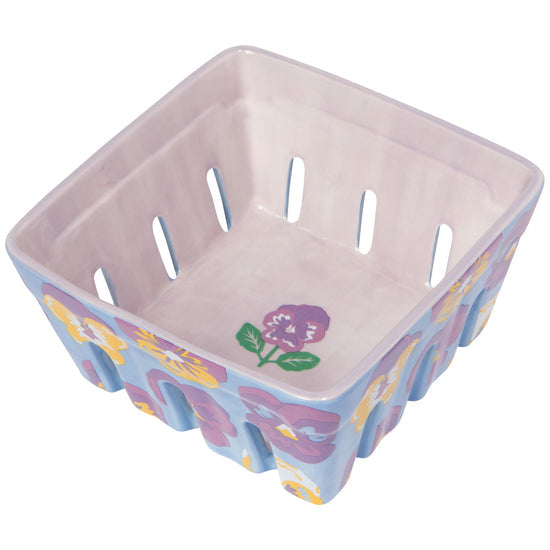 Large Pansy Berry Basket