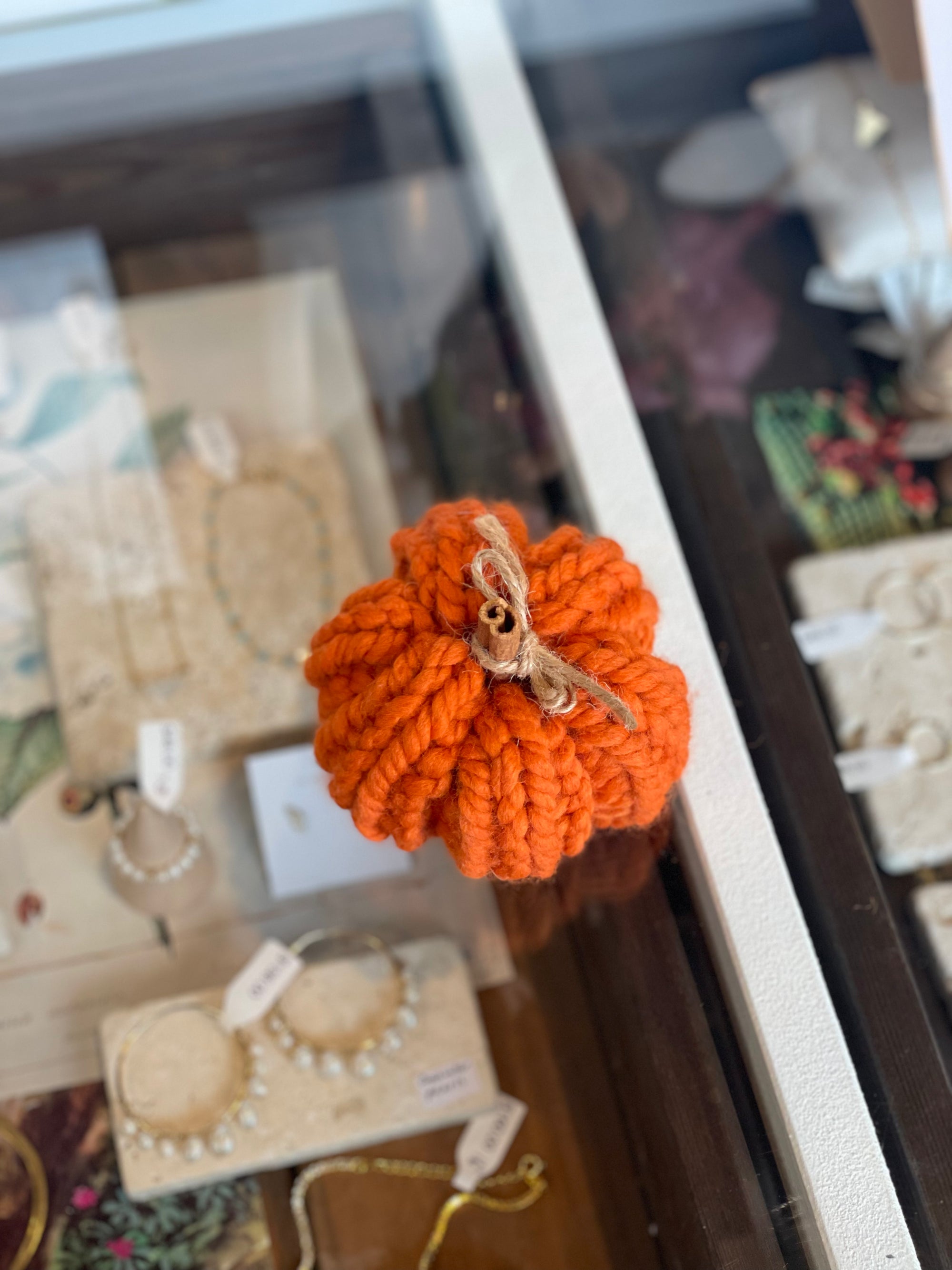 Knitted Pumpkin (Various Sizes)