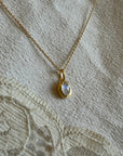 Skye Necklace | Rainbow Moonstone