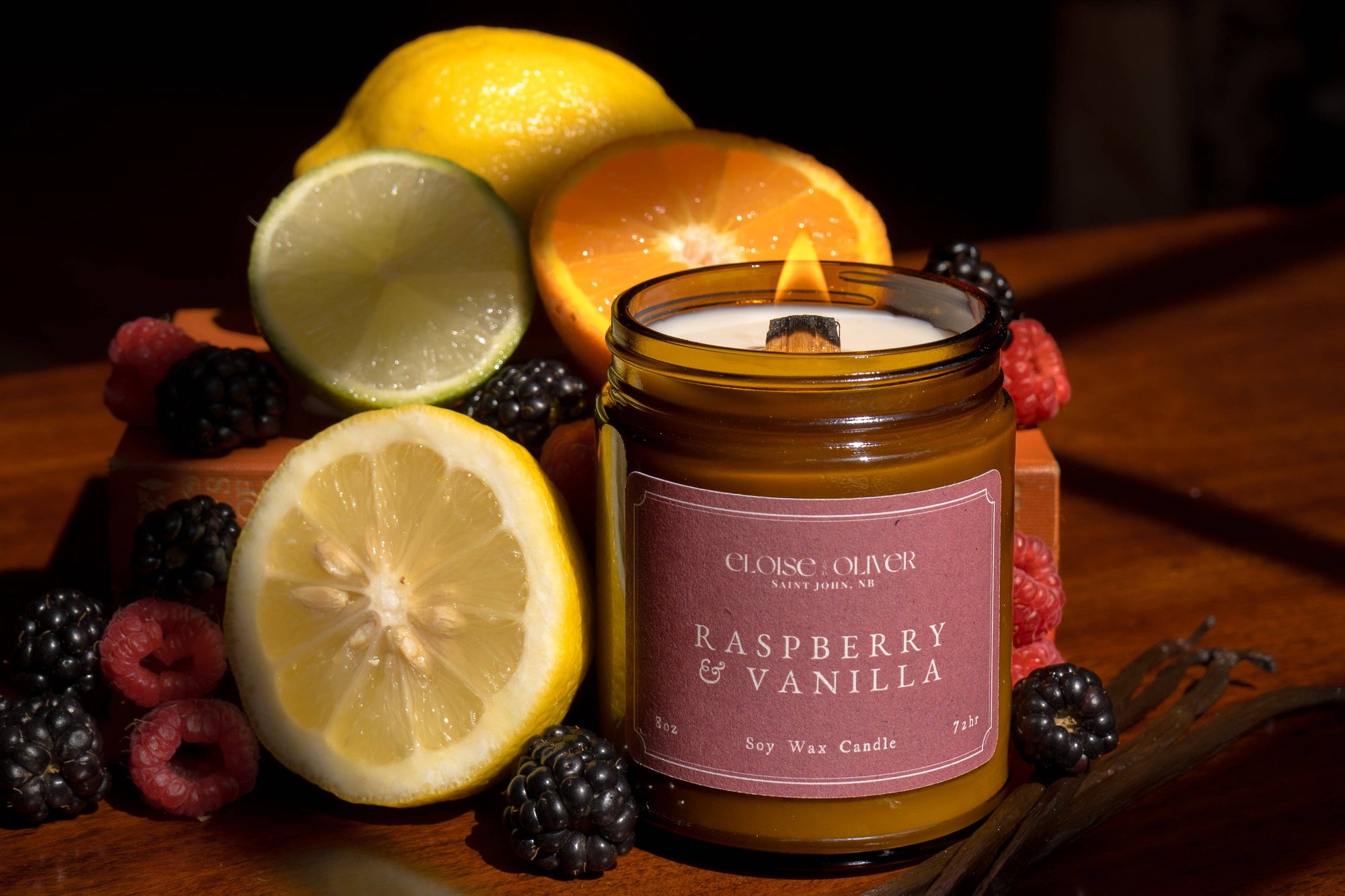 Raspberry and Vanilla Candle