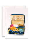 Luggage Cat - Funny Goodbye Card