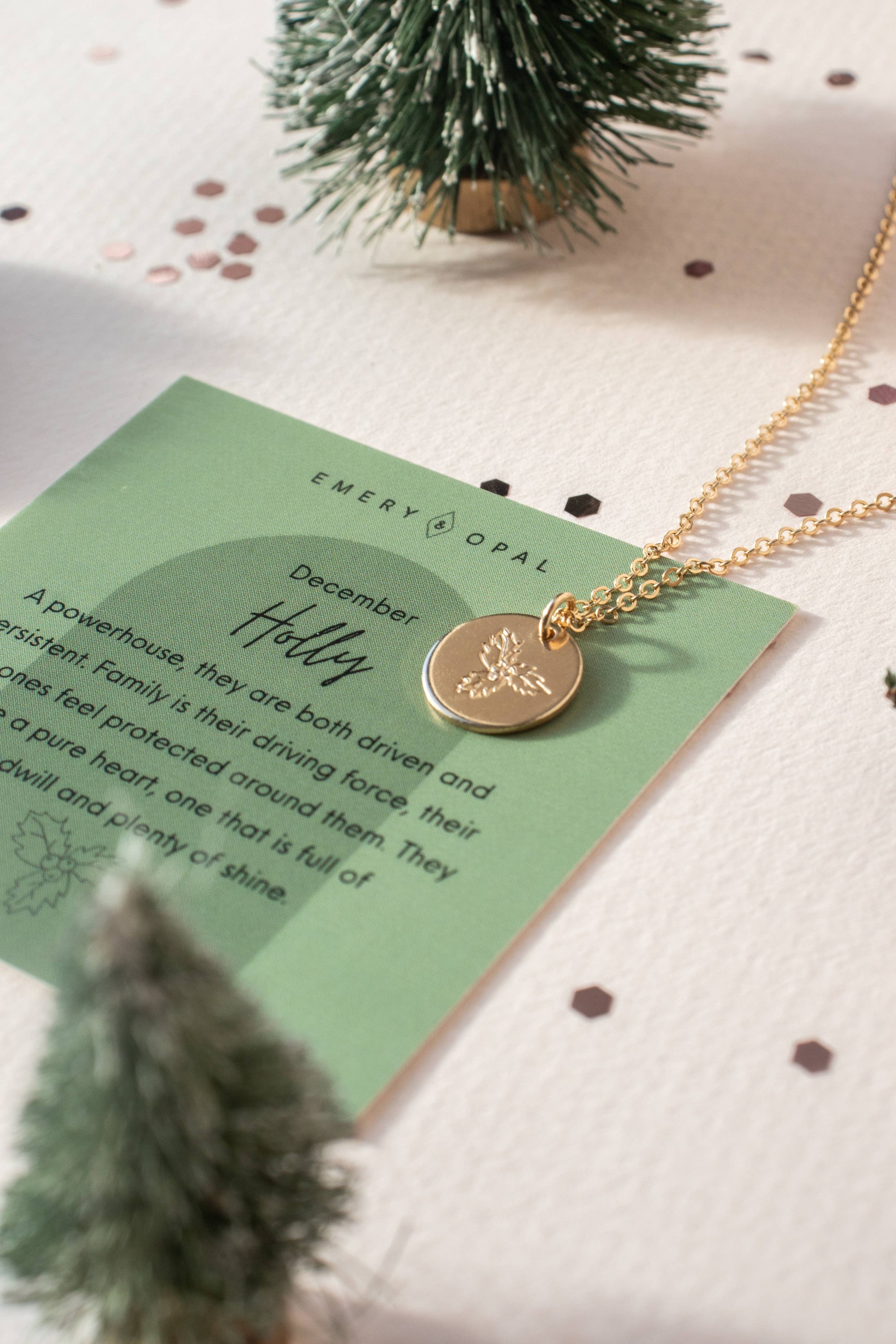 Birth Flower Necklace