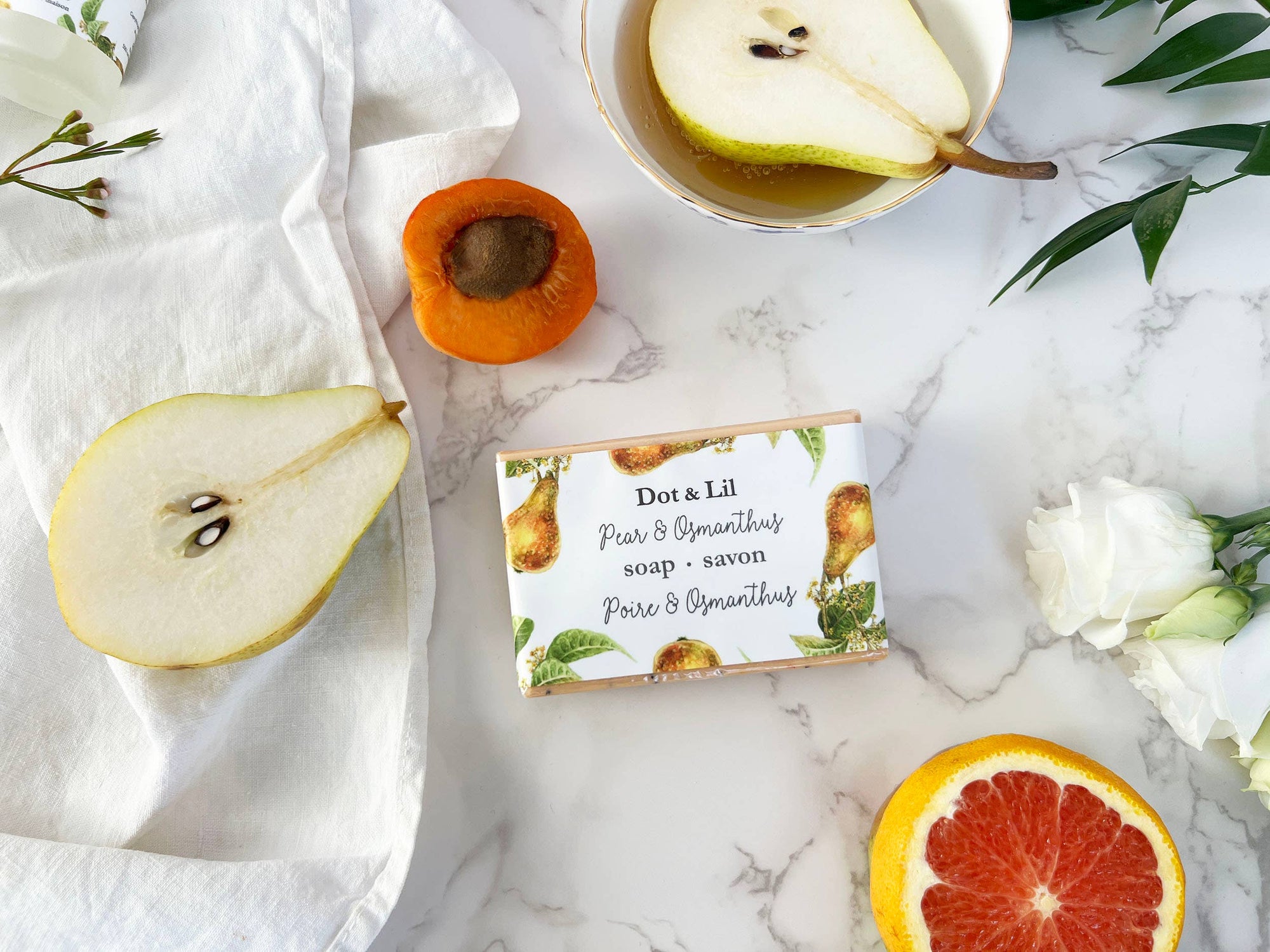 Pear &amp; Osmanthus soap