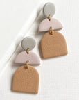 Cadence Earrings: Wheat