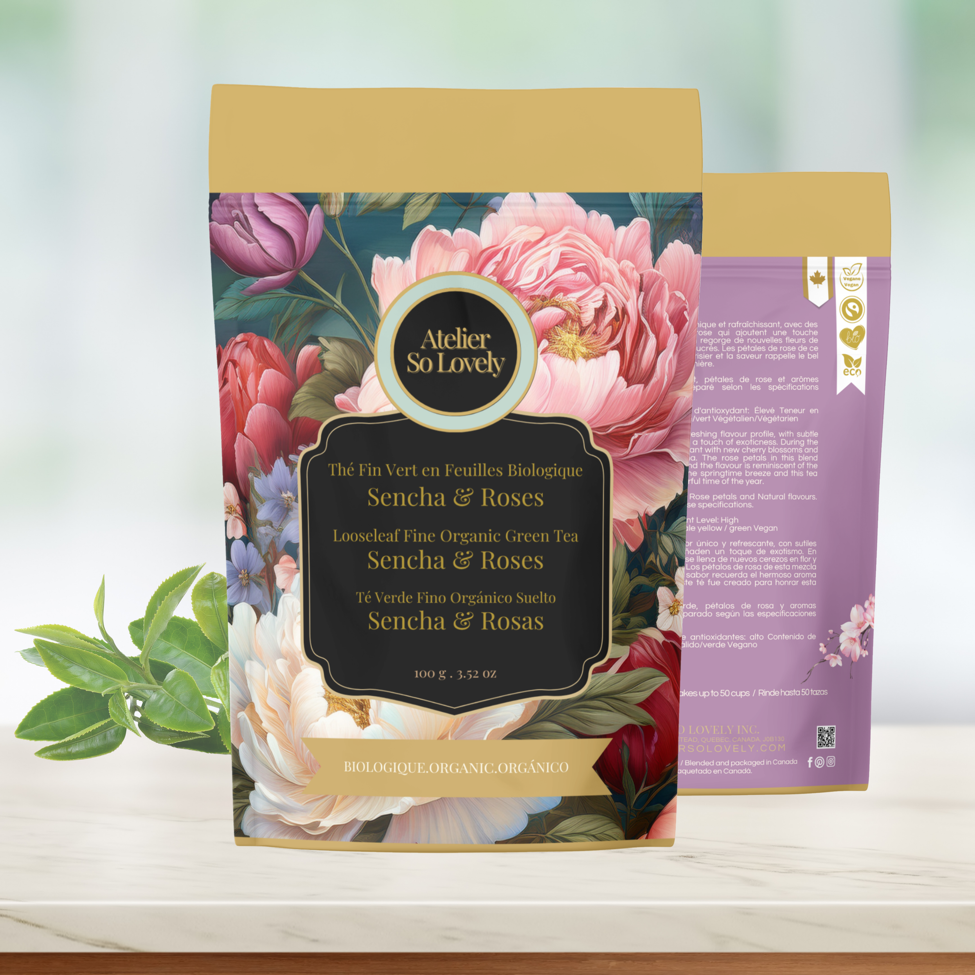 Sencha &amp; Roses Tea
