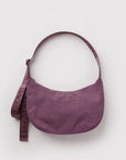 Medium Nylon Crescent Bag: Wild Plum