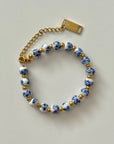 Lujain Beaded Bracelet | Blue