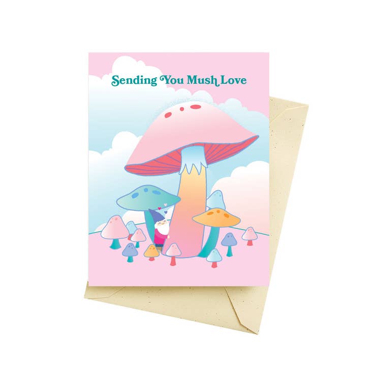 Sending Mush Love - Greeting Card