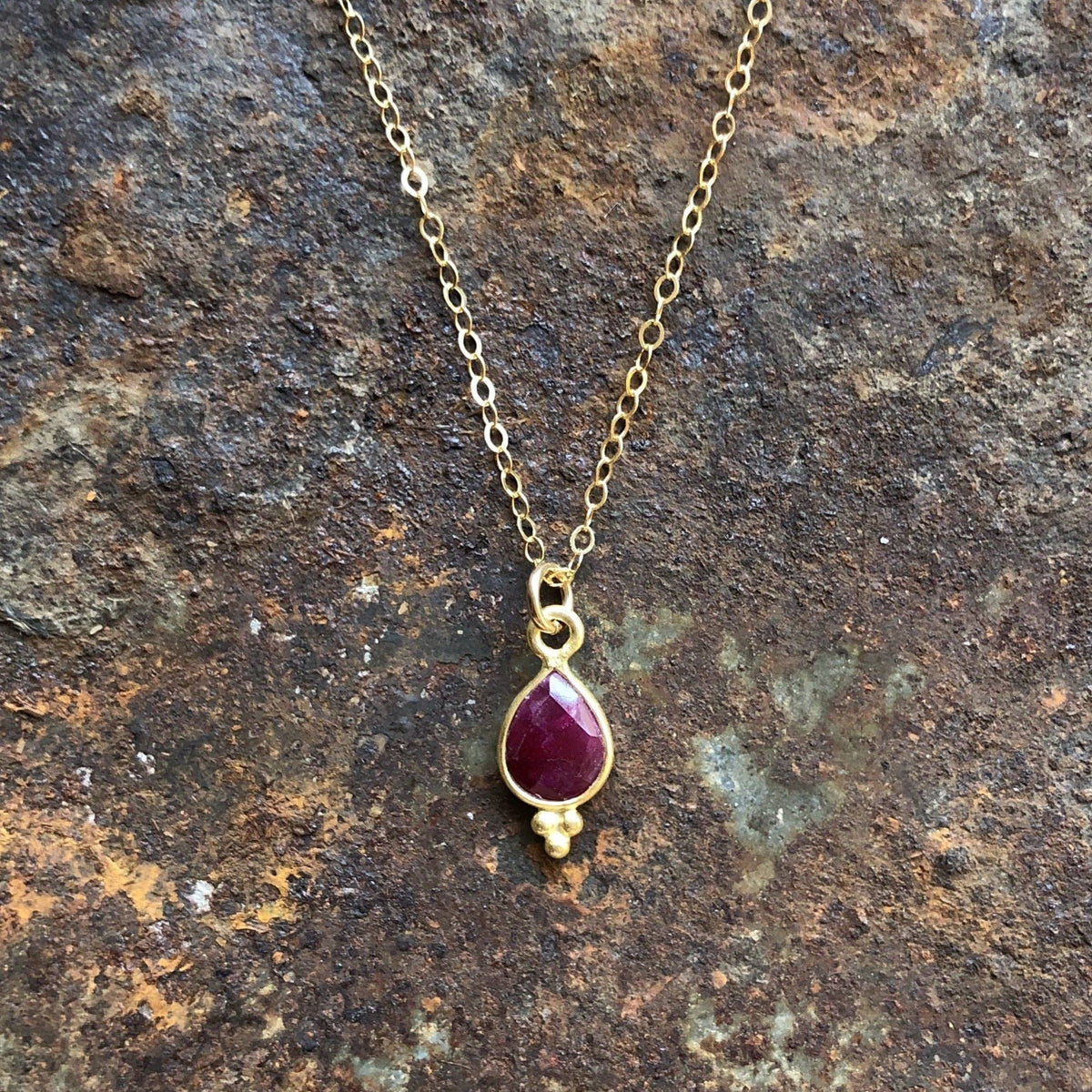 Rise Necklace | Ruby