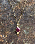 Rise Necklace | Ruby