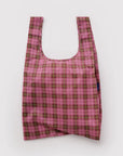 Azalea Pink Tartan Tote