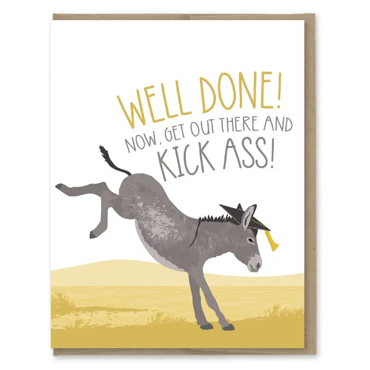 Kick Ass Graduation | Greeting Card