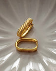 Small Ray Ribbed 2.0 Earrings - Gold