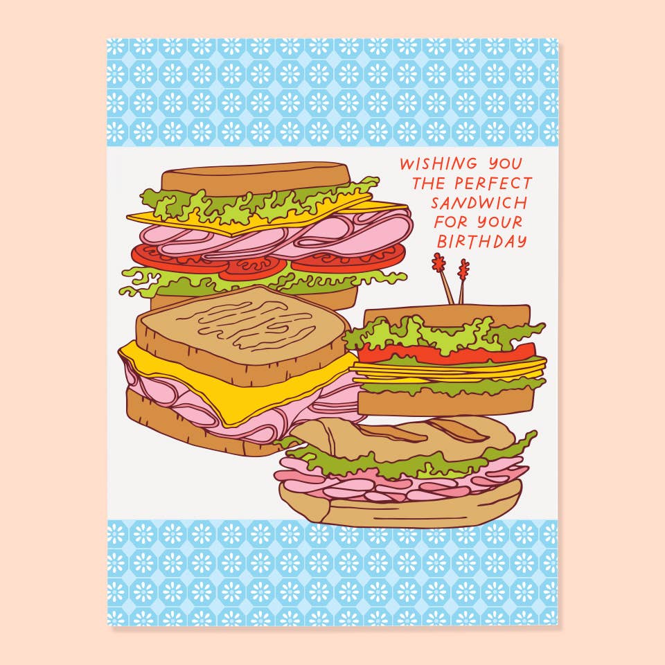 Sandwich Bday Card
