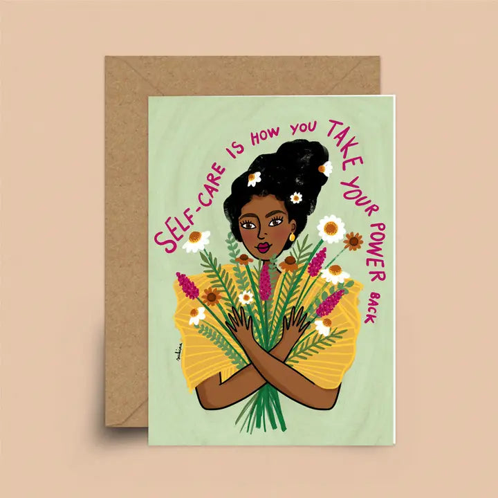 Self-Care - Greeting Card