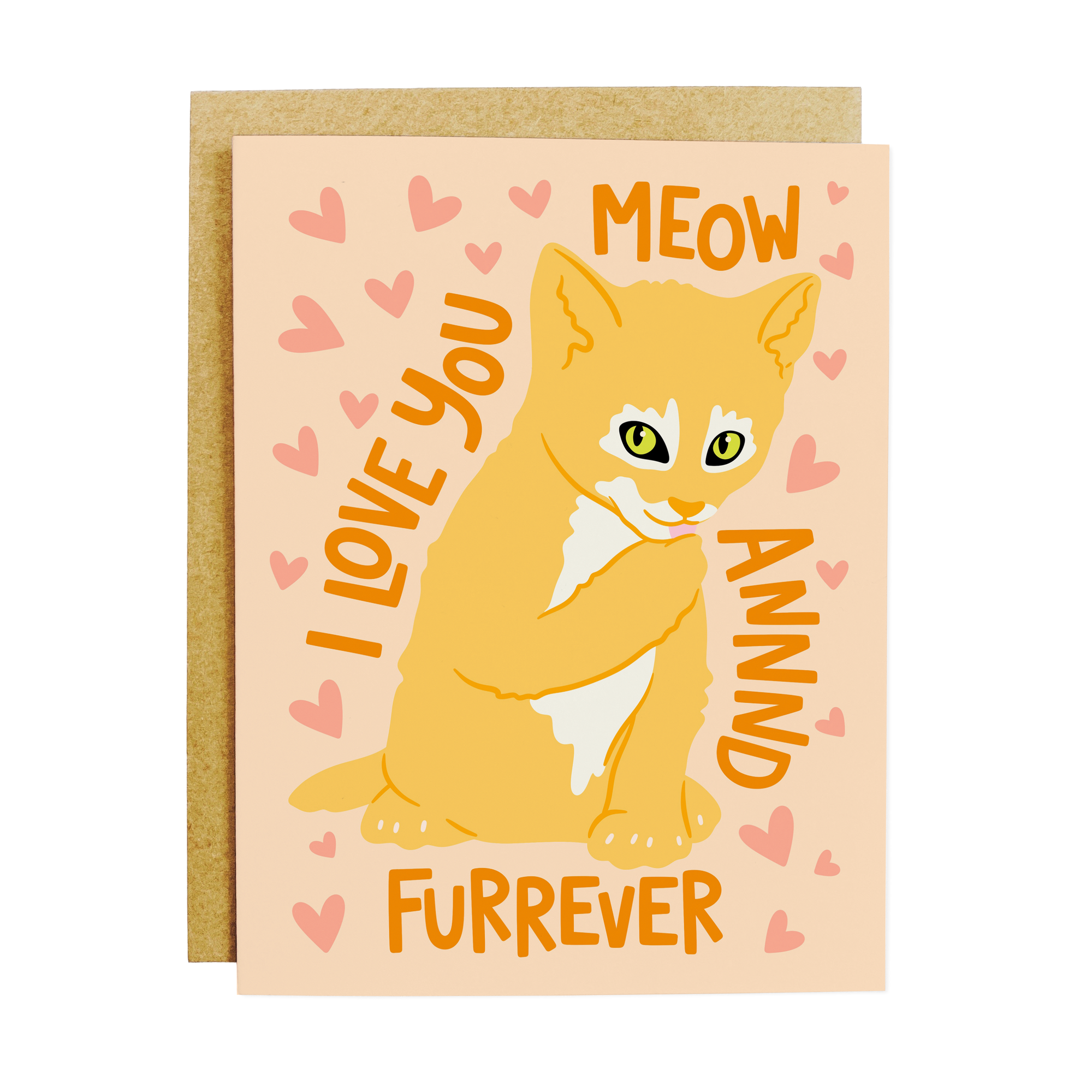 Meow and Furrever Greeting Card