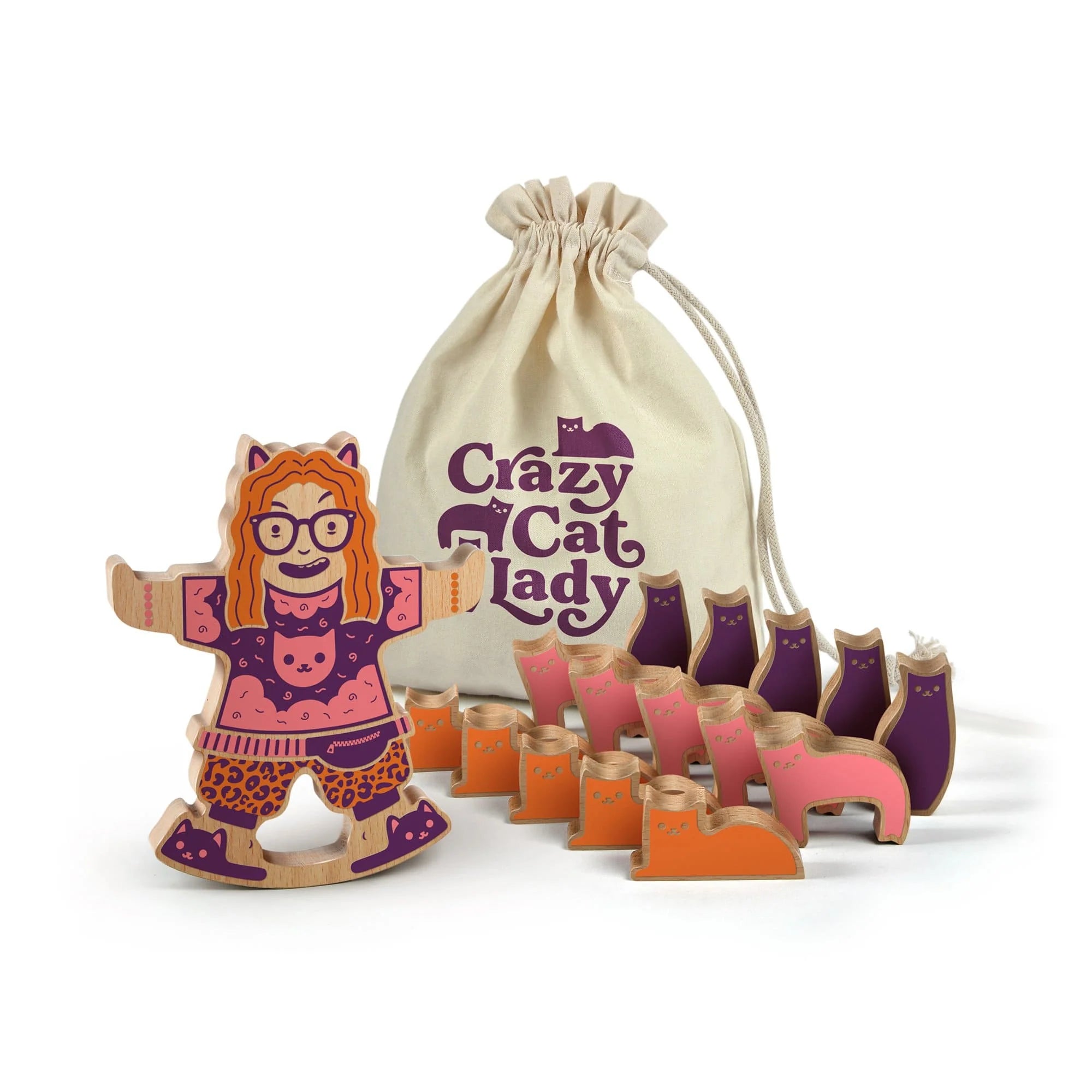 Crazy Cat Lady Stacking Game