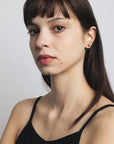 Josie Studs | Pink Ruby and Gold