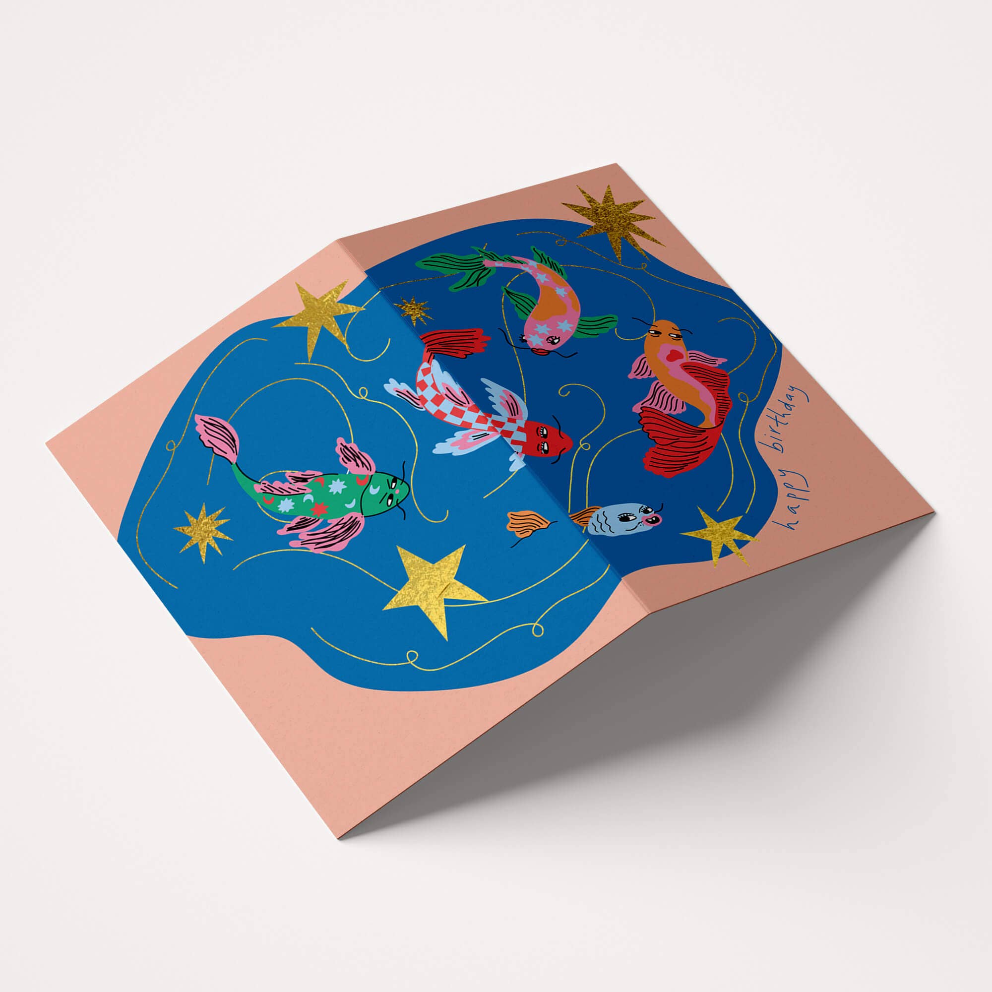 Coy Koi Birthday | Greeting Card