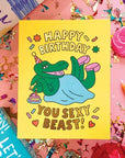 Sexy Beast Birthday | Greeting Card