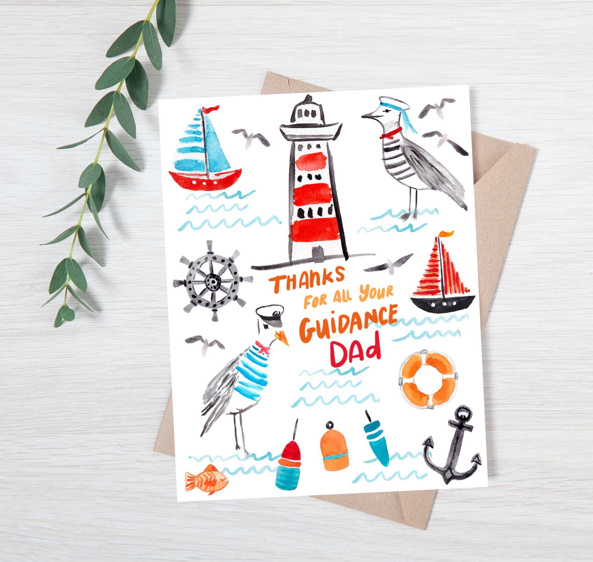 Nautical Guidance | Greeting Card