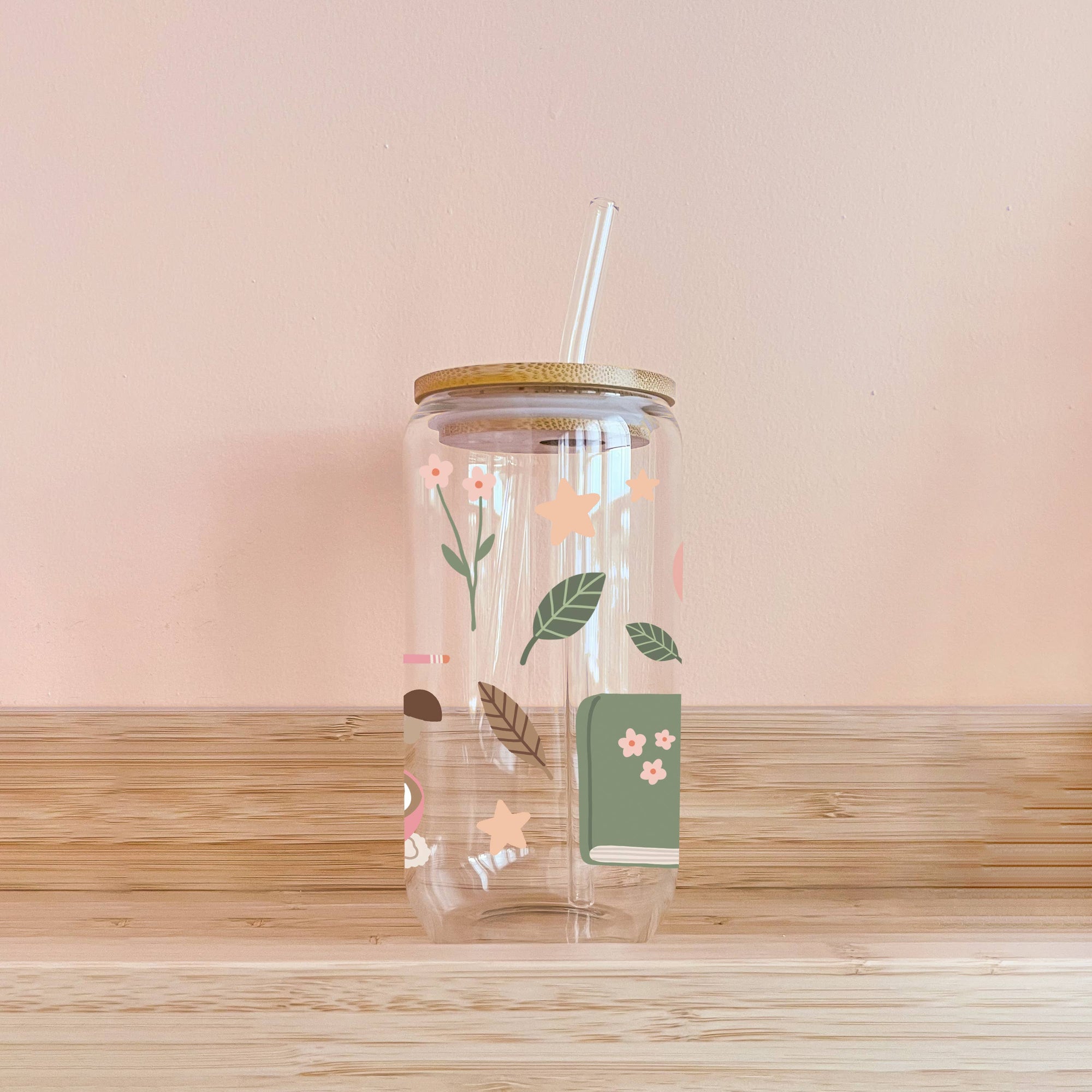 Book Club Glass