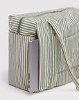 Small Cloud Carry-On: Sage Stripe