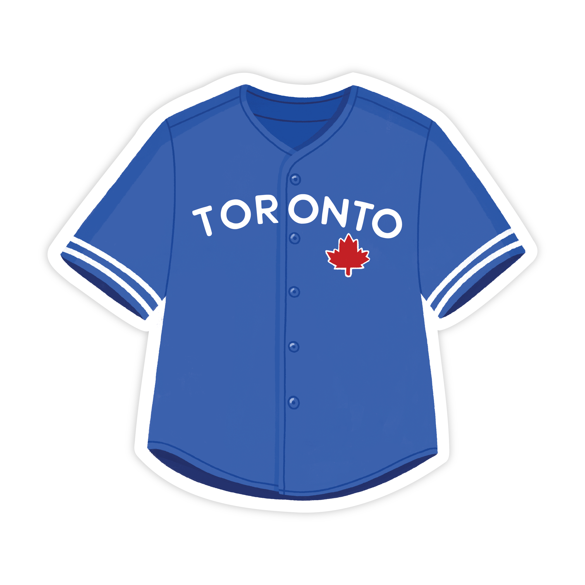 Toronto Baseball Jersey - Vinyl Sticker