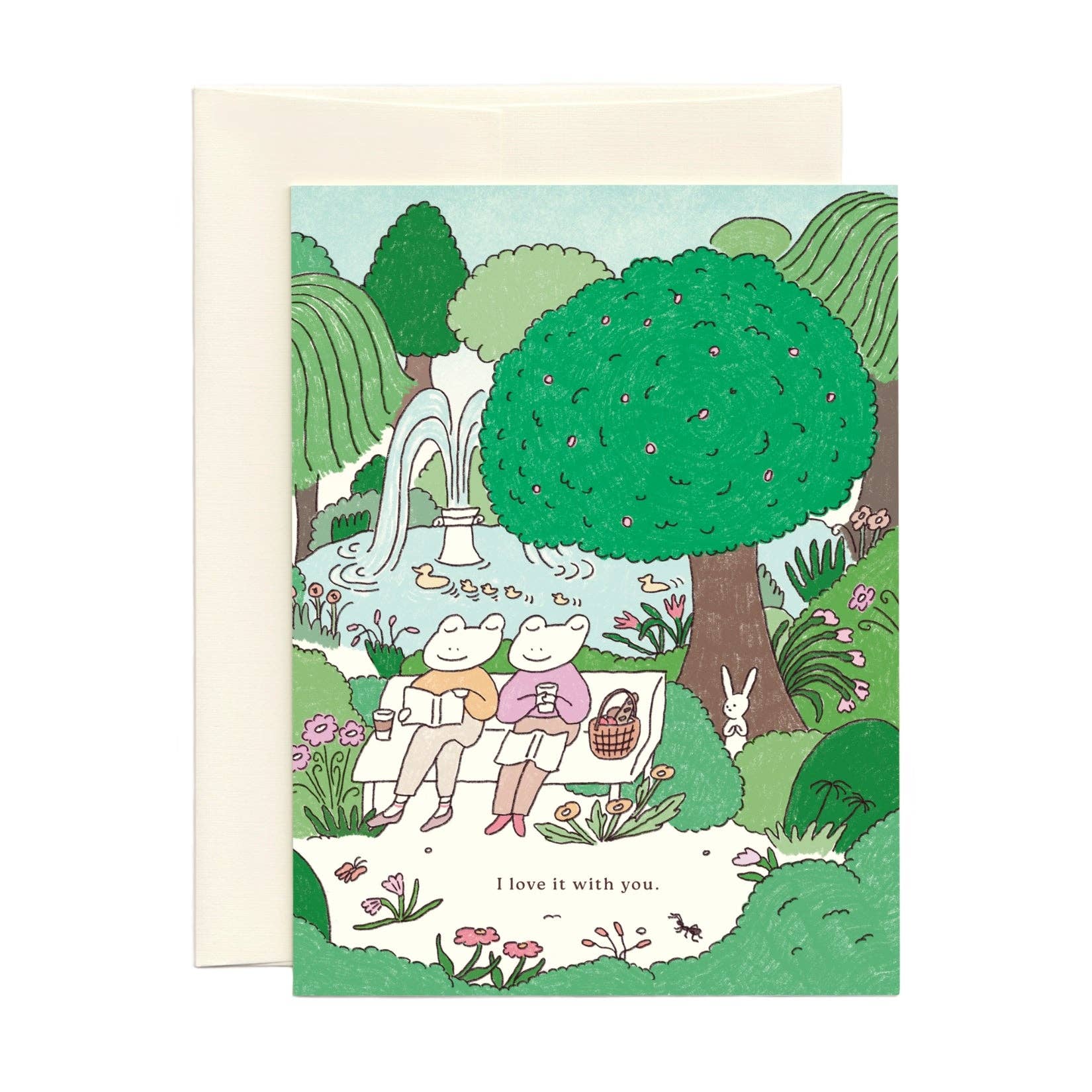 Peaceful Park - Just Because Card