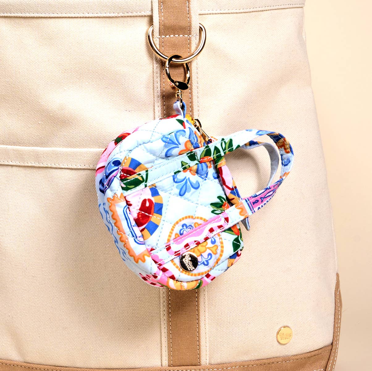 Itty Bitty Duffle Bag Charm: Ciao Bella