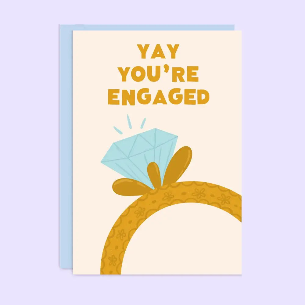 Yay You&#39;re Engaged - Greeting Card