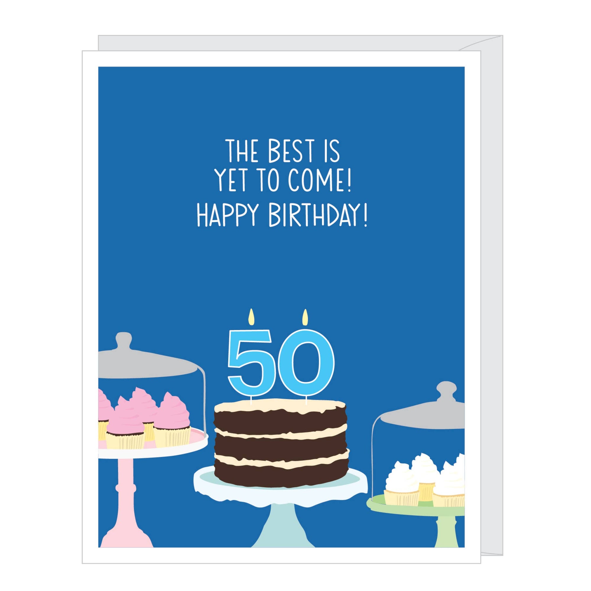 Number 50 Fiftieth Birthday | Greeting Card