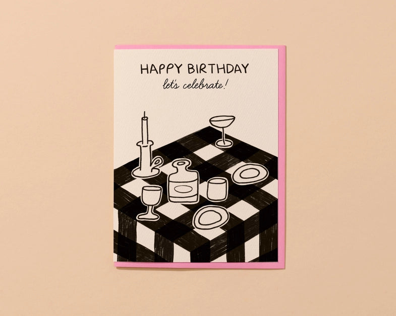 Dinner Party Birthday - Greeting Card