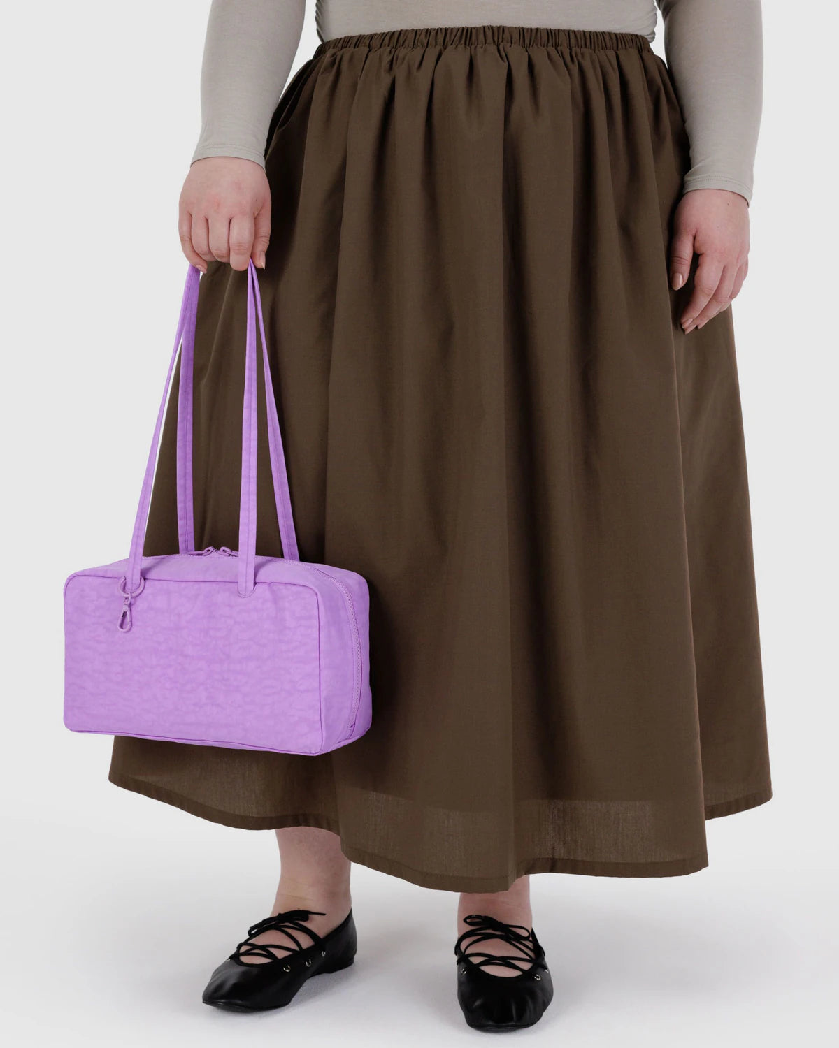 Nylon Bowler Bag: Rose