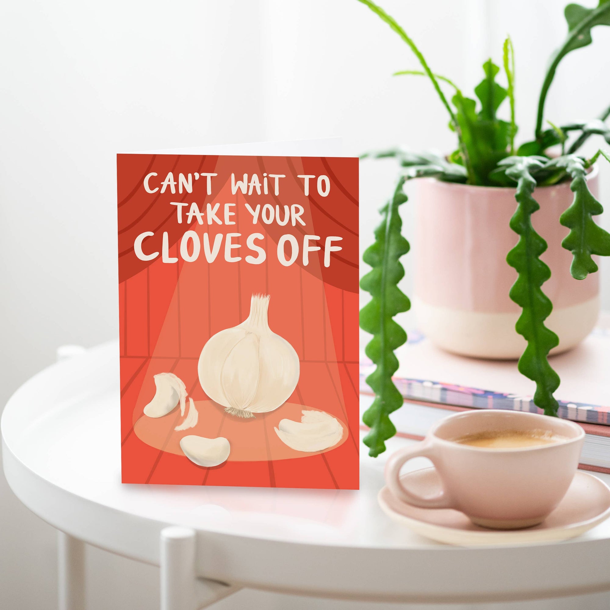 Cloves Off | Greetin Card