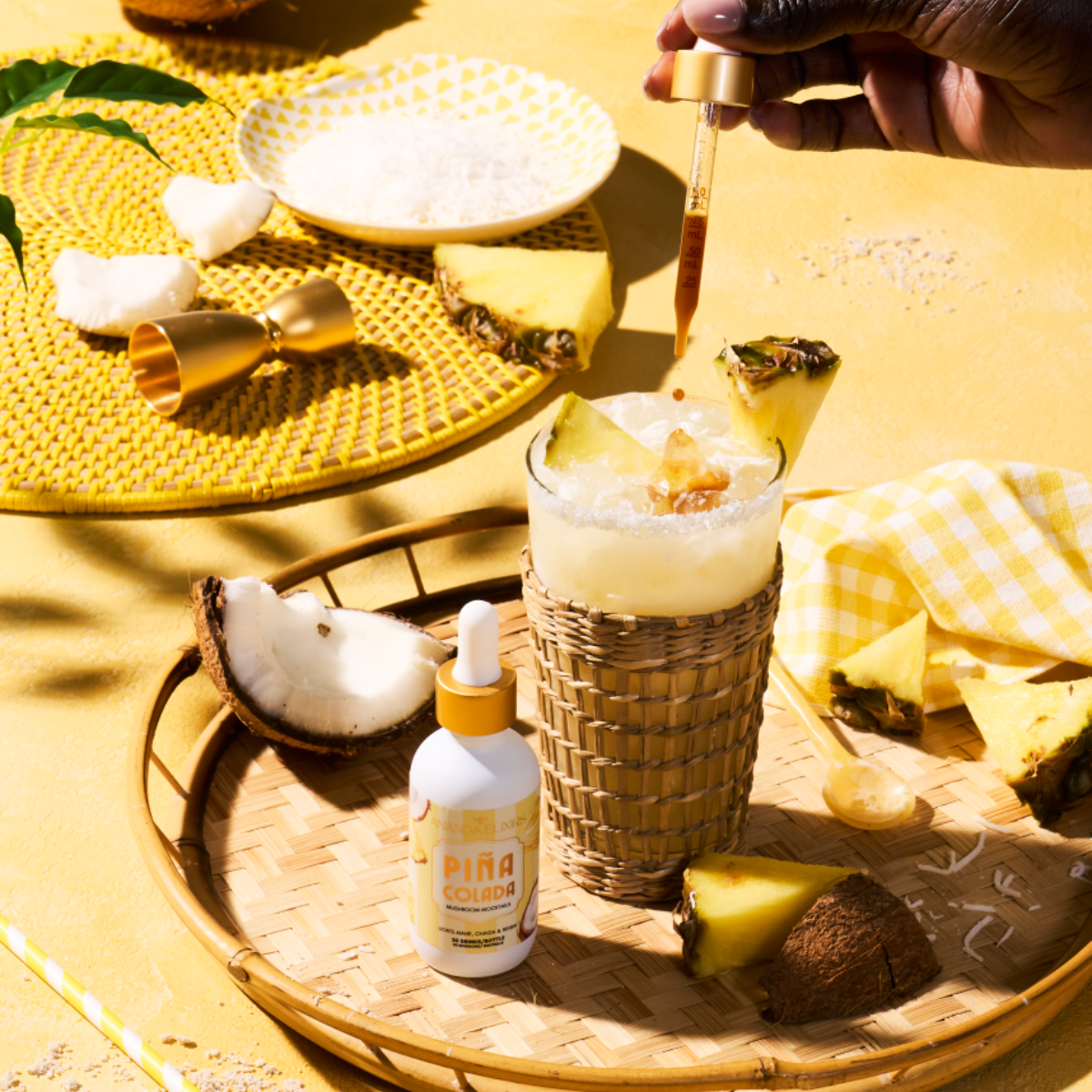 Mushroom Mocktails: Bliss Spritz