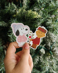 Cozy Winter Snoopy Sticker