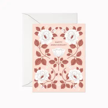 Blush Happy Anniversary | Greeting Card
