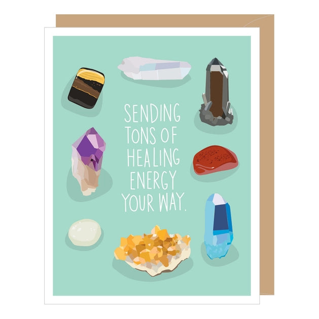 Healing Crystals | Greeting Card