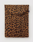 Puffy Laptop Sleeve - Leopard