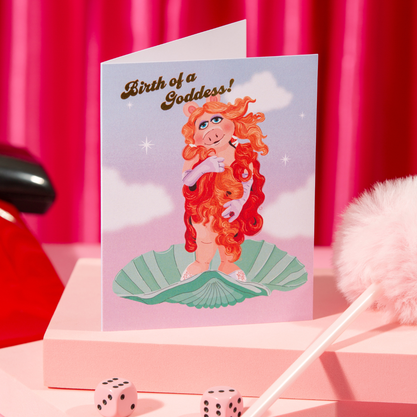 Birth of a Goddess Card | Greeting Card