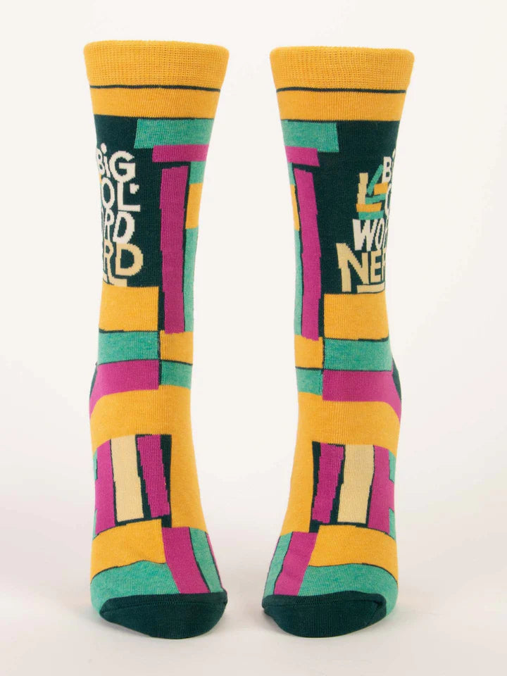 Big Ole Word Nerd Crew Socks